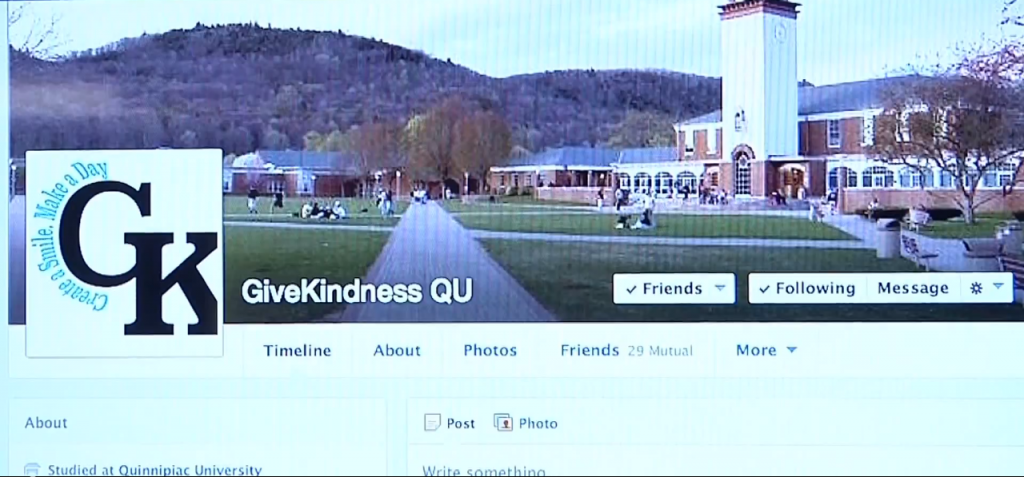 GiveKindness QU keeping students positive