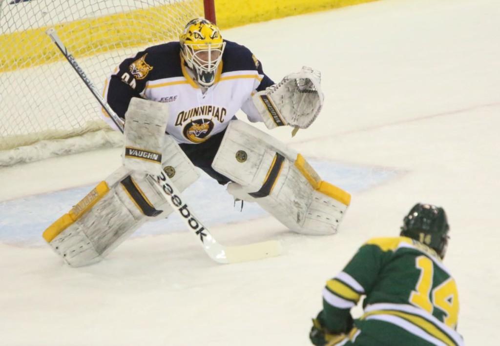 Quinnipiac mens hockey faces ongoing struggles in the first period