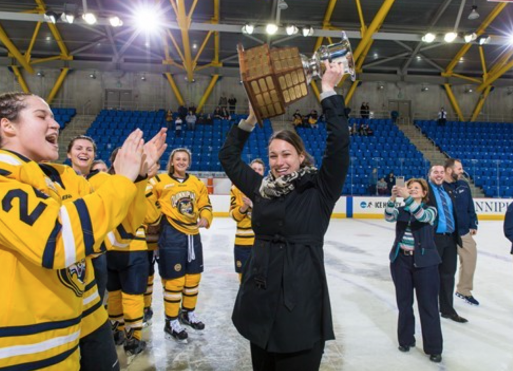 Quinnipiac womens ice hockey head coach Cassandra Turner signs extension