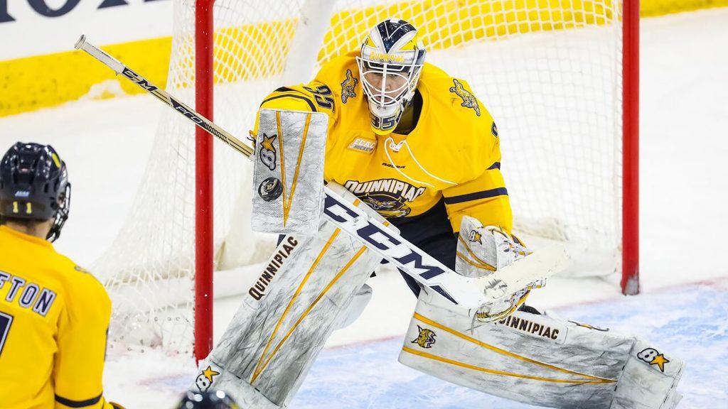 Quinnipiac falls to St. Lawrence, 2-0, in game one of ECAC quarterfinals