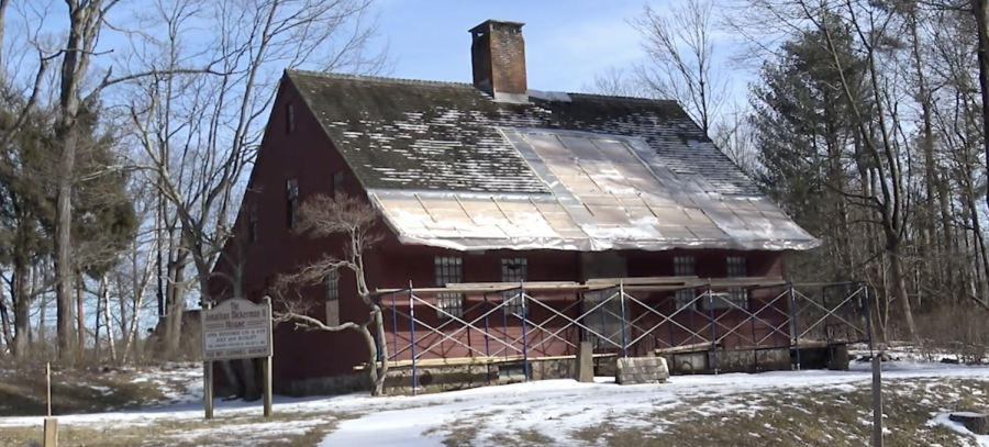 Dickerman House restoration continues