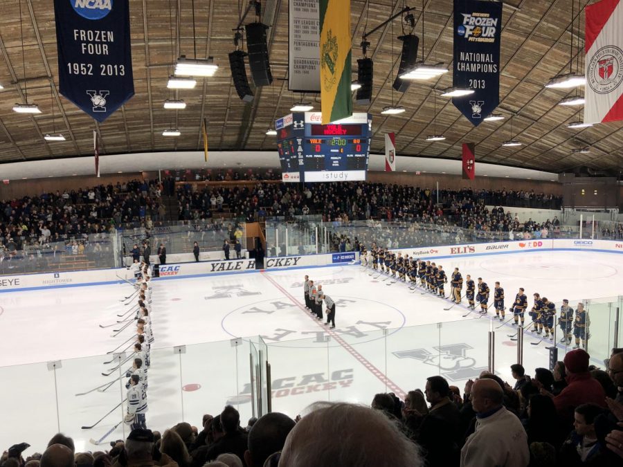 Quinnipiac defeats Yale 4-1, claims No. 1 seed in ECAC Hockey tournament