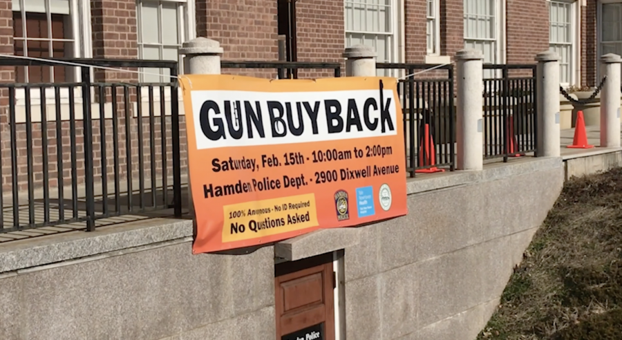 Hamden hosts first gun buy back event