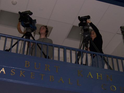 2006 - Live coverage for a basketball game in Burt Kahn Court