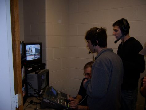 2006 - Live coverage for a basketball game in Burt Kahn Court